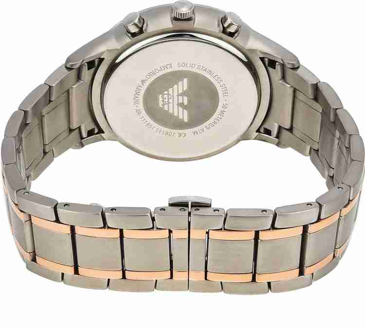 Ar1635 armani watch price deals