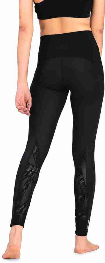 PUMA Solid Women Black Tights - Buy PUMA Solid Women Black Tights Online at  Best Prices in India