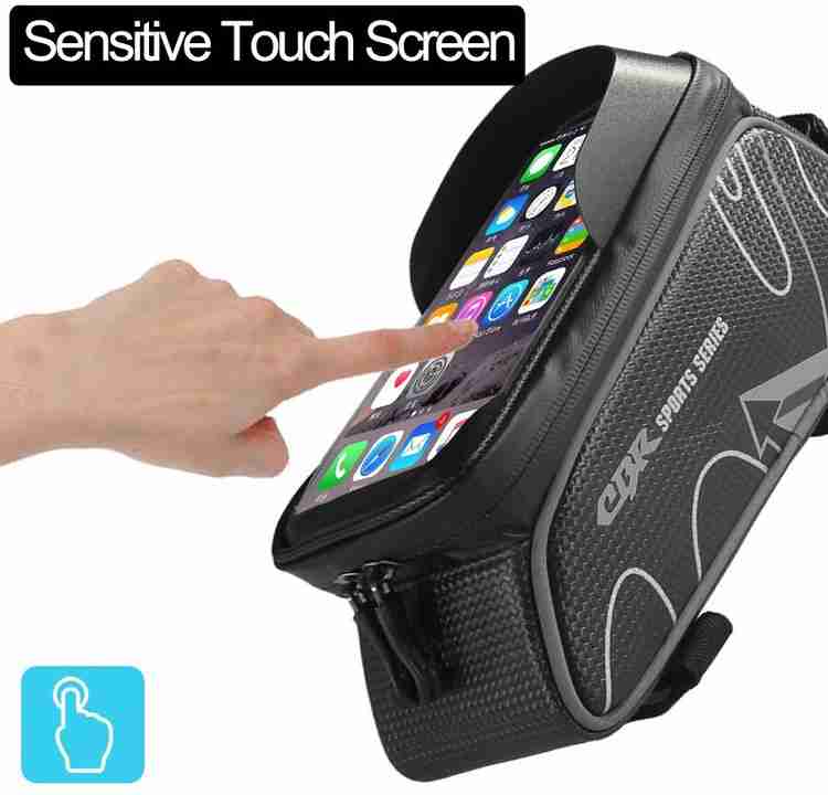 TUHI Cycle Big Pouch for Riding Waterproof Sensitive Touch Screen