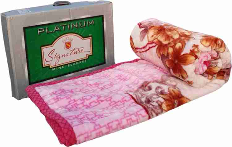 Signature Floral Single Mink Blanket for Heavy Winter Buy Signature Floral Single Mink Blanket for Heavy Winter Online at Best Price in India Flipkart
