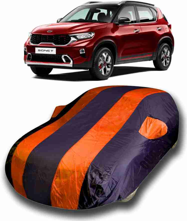 siddharth fashion Car Cover For Kia Sonet (With Mirror Pockets