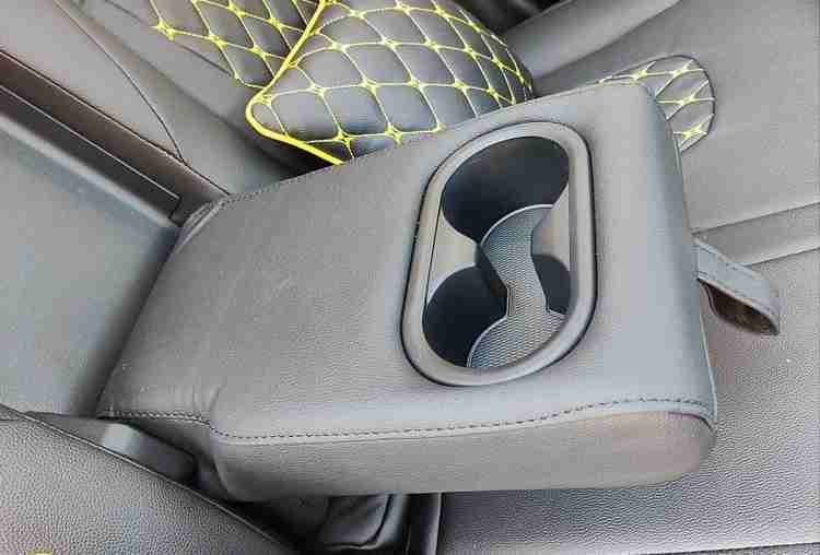 Car seat covers with back seat cup holder deals