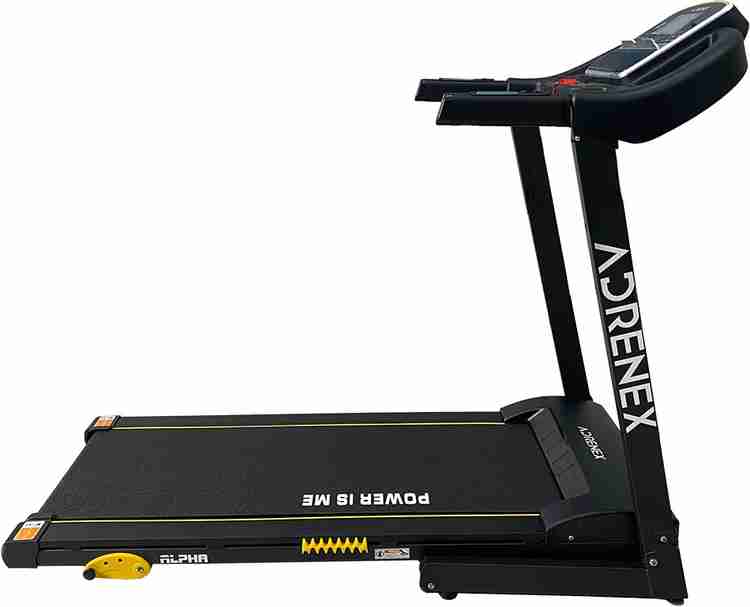 Adrenex by Flipkart Alpha Pro 2HP Manual Incline Motorized with 12 Preset Programs Anti Skid Belt and Free Installation Treadmill Buy Adrenex by Flipkart Alpha Pro 2HP Manual Incline Motorized with