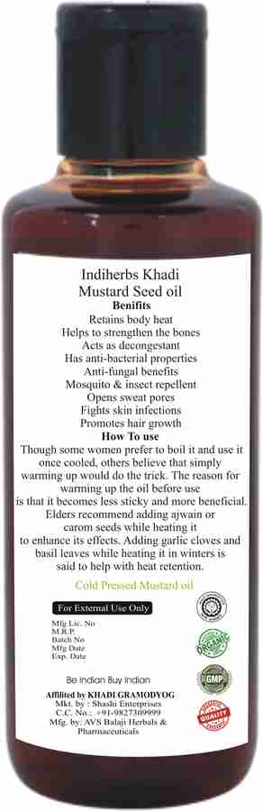 Organic mustard oil for baby massage sales