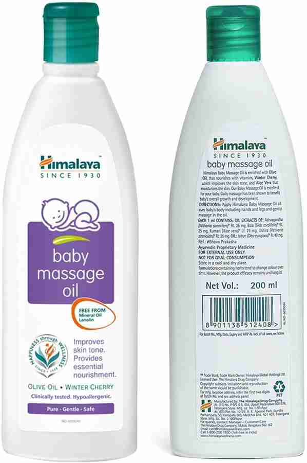 Best baby top massage oil