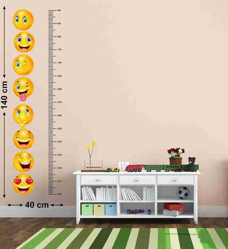 Tuffuk 40 cm Height Chart Self Adhesive Wall Stickers PVC Vinyl Non Reusable Self Adhesive Sticker Price in India Buy Tuffuk 40 cm Height Chart Self Adhesive