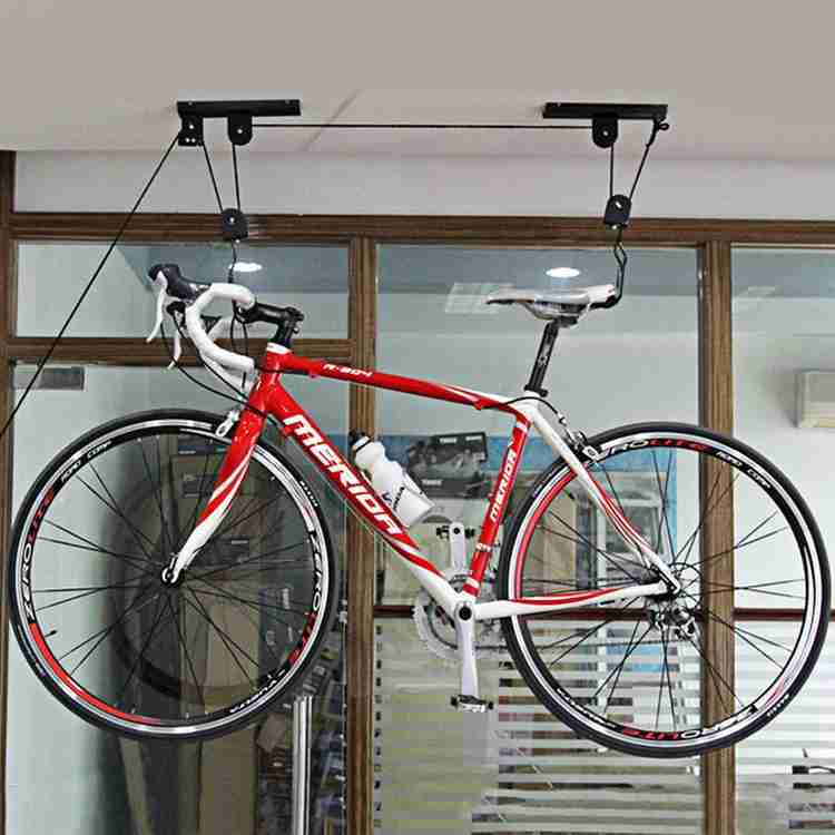 Xezon Bicycle Lift Hoist Storage Bicycle Hanger Pulley Rack