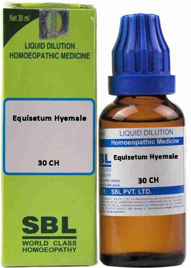 SBL Equisetum Hyemale 30 CH Dilution Price in India - Buy SBL Equisetum  Hyemale 30 CH Dilution online at