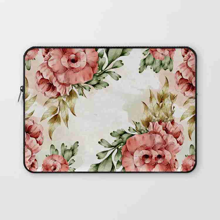 Floral laptop cover cheap