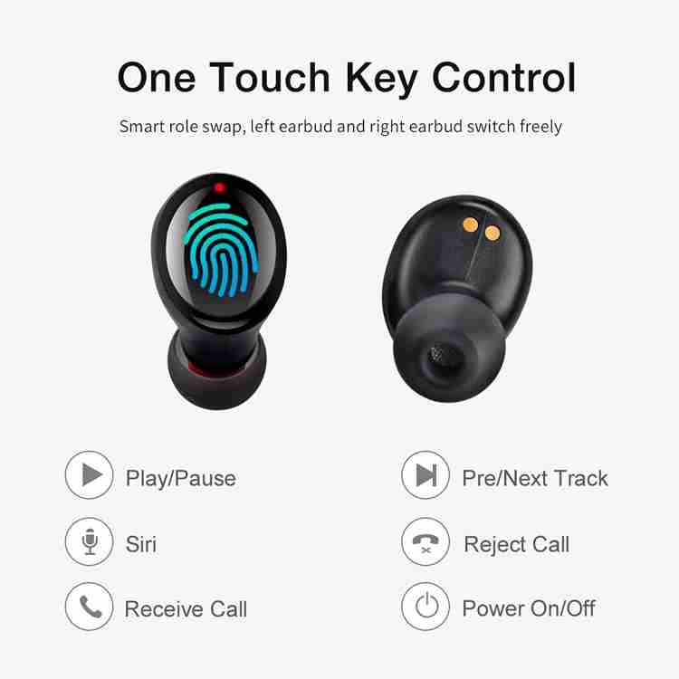 Attrrix 5.0 Dual Pair Portable True Wireless Stereo Earbuds
