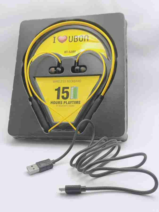 Ubon BT 5200 15Hours Backup Bluetooth Headset Price in India Buy