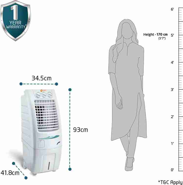 Orient Electric 30 L Room Personal Air Cooler
