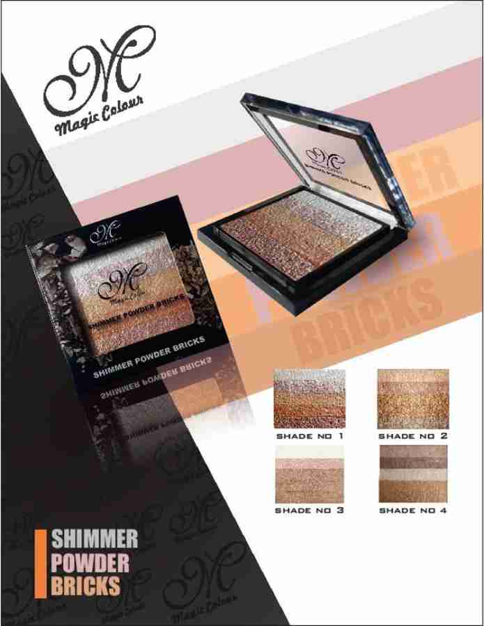 Magic Colour Shimmer Powder Brick Highlighter - Price in India