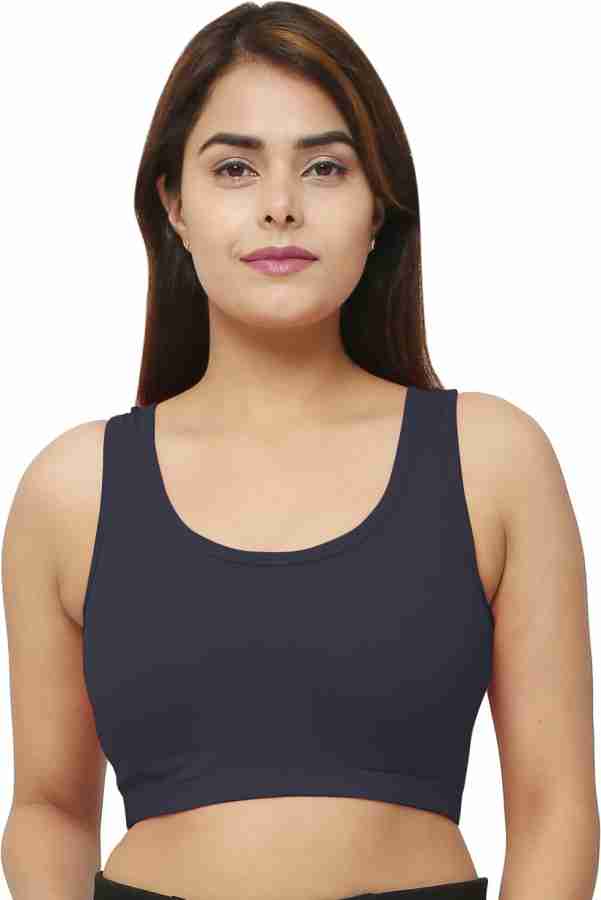 Star Fashion Noida Sports Bra 4 Way Lyrca Hosiery 100% Cotton - Free Size  Women Sports Non Padded Bra - Buy Star Fashion Noida Sports Bra 4 Way Lyrca  Hosiery 100% Cotton 