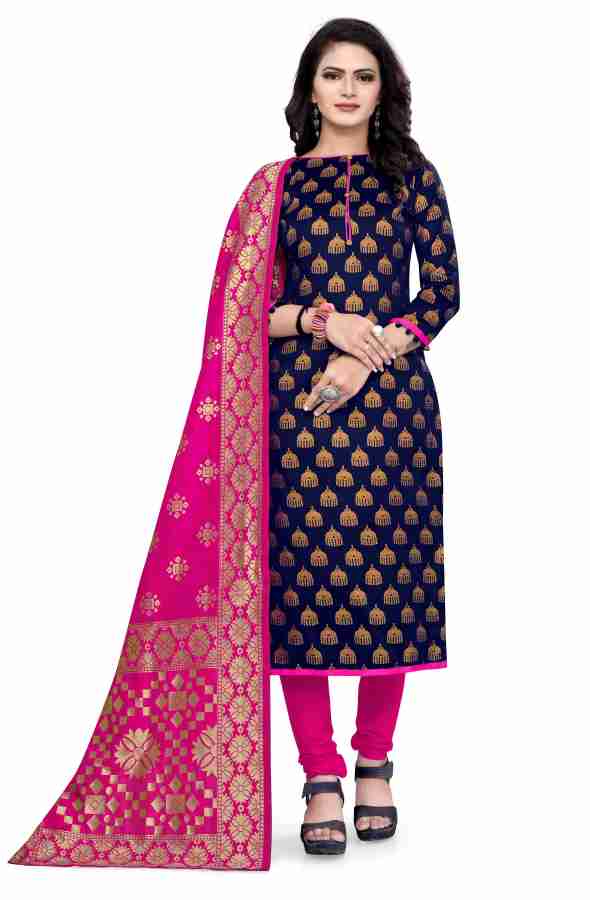 Kimisha Brocade Self Design Salwar Suit Material Price in India Buy Kimisha Brocade Self Design Salwar Suit Material online at Flipkart