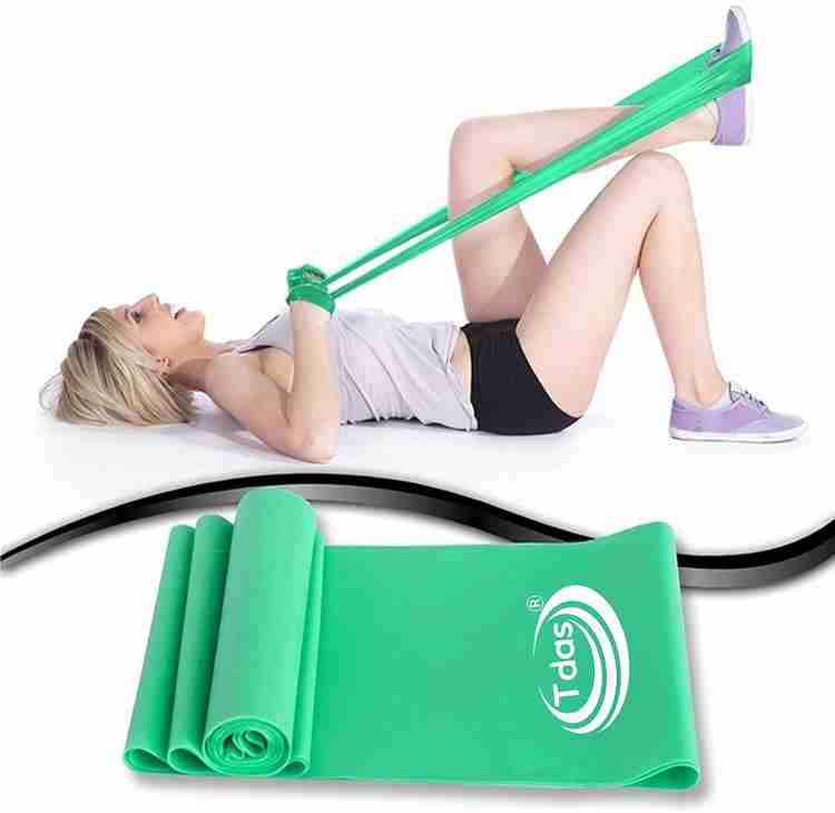 Tdas Resistance Bands- 1.5 Meters Thera Band, Exercise Band, Stretch Band  for Exercise, Legs, Gym, Workout, Pull ups, - Light, Medium, Heavy