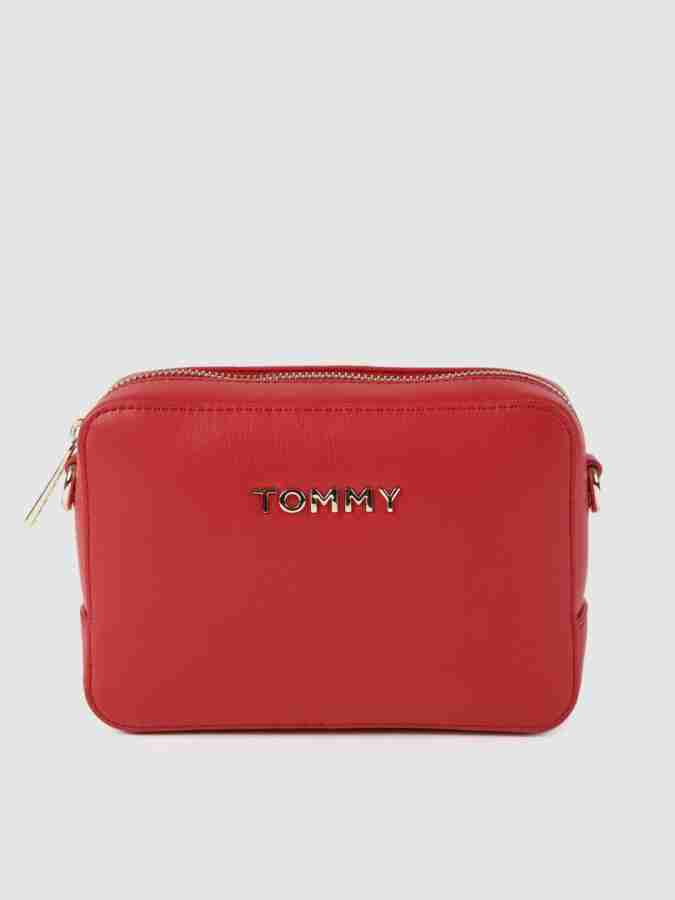 Buy TOMMY HILFIGER Women Red Handbag Red Online Best Price in