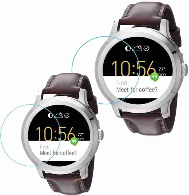 EDOMPLUS Screen Guard for Fossil Q Founder 2.0 FTW2119 Smartwatch