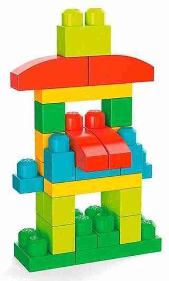 Gometu Toys Mega Blocks Big Building Bag More Bricks More Shapes