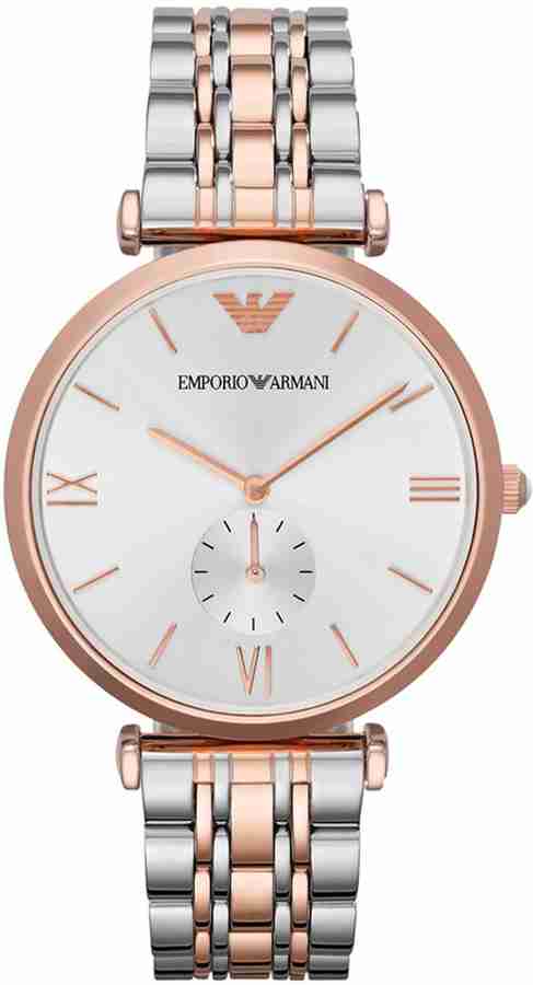 Emporio armani rose gold watch mens outlet