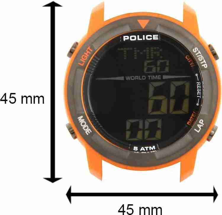 Police digital watch cheap