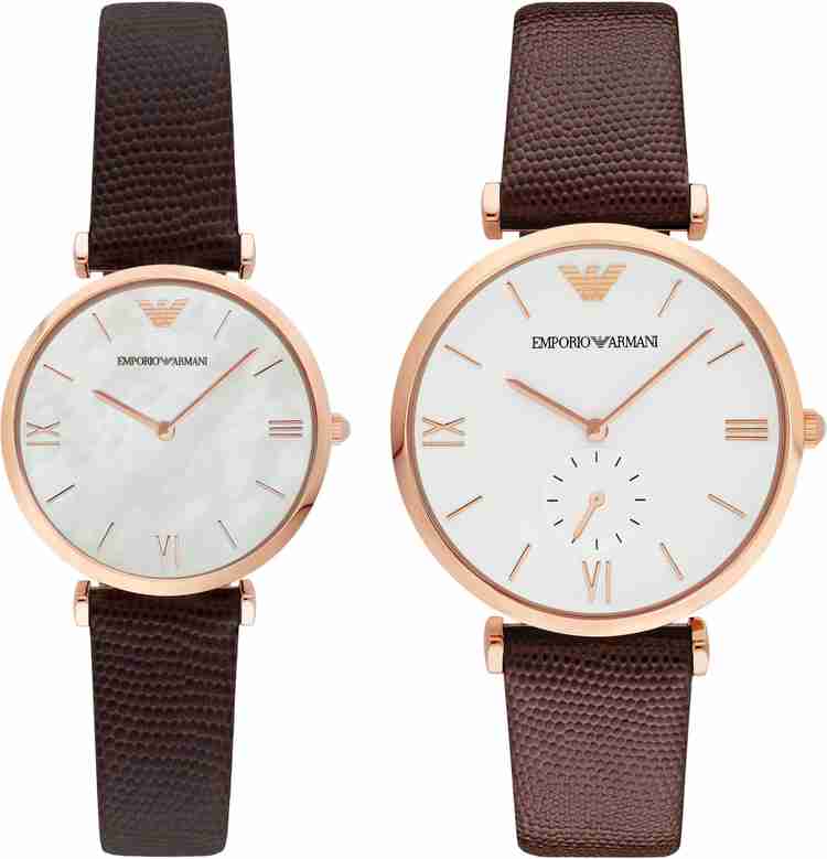 Armani watch set for couple deals