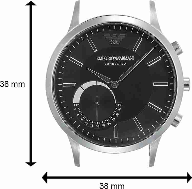 EMPORIO ARMANI Connected Hybrid For Men RENATO Analog Watch For Men Buy EMPORIO ARMANI Connected Hybrid For Men RENATO Analog Watch For Men ART3000 Online at Best Prices in