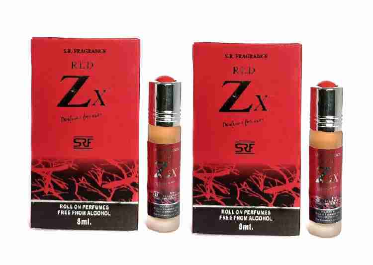 SRF Red Zx 8ML Attar Each (Pack of 2) Floral Attar Price in India 