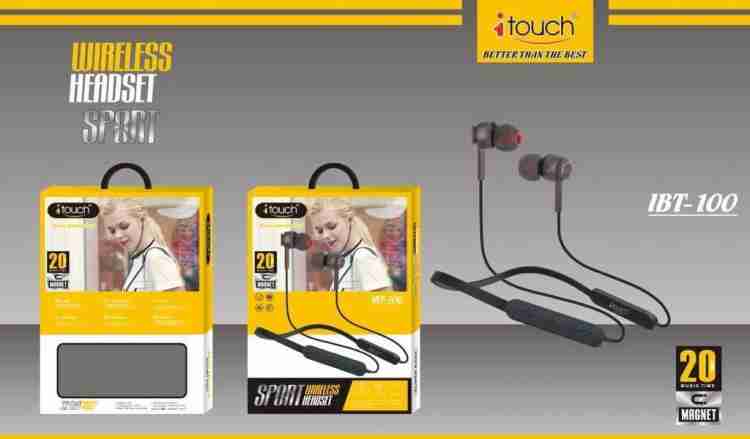 iTouch i Touch Neckband Wireless Headphones in Ear Wireless Bluetooth Price in India Buy iTouch i Touch Neckband Wireless Headphones in Ear Wireless Bluetooth Online iTouch Flipkart