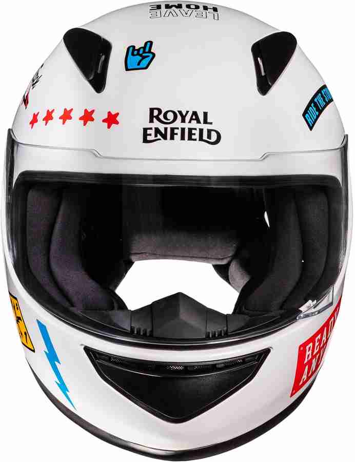 Royal enfield best sale helmet stickers