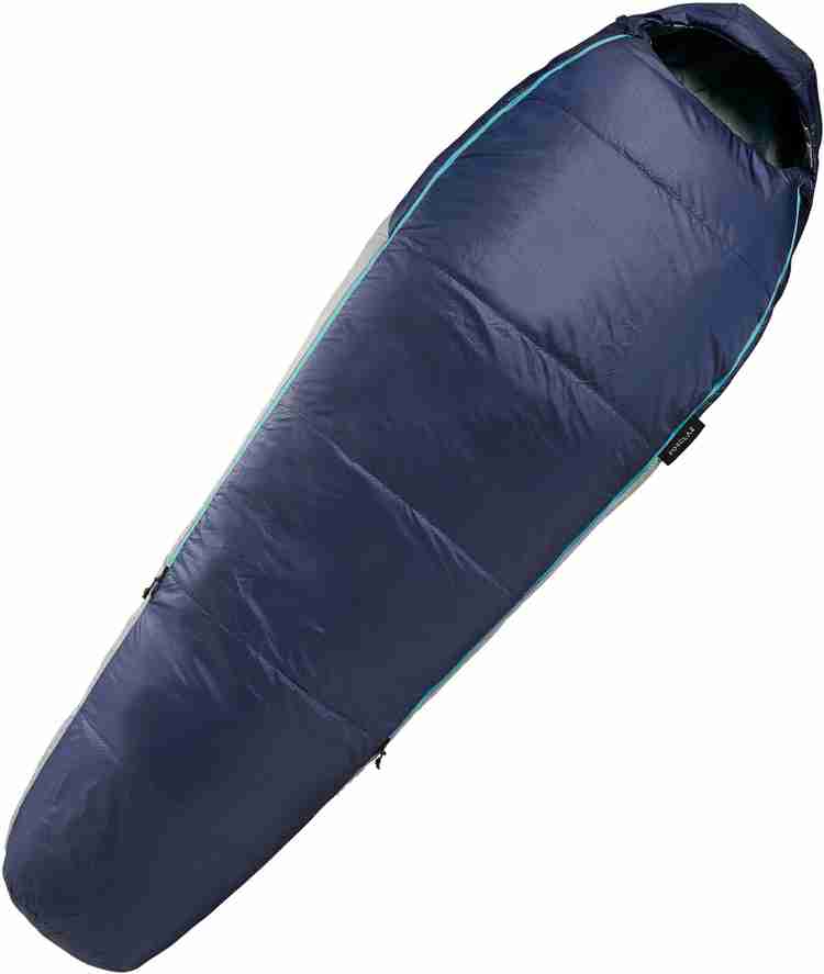 Forclaz by Decathlon TREKKING MUMMY SLEEPING BAG TREK 500 15A C WADDING TWINNABLE BLUE Sleeping Bag Flipkart