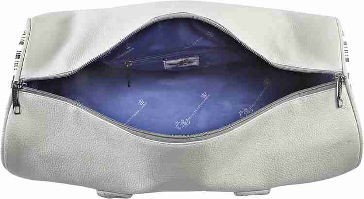 CARLTON LONDON Travel Duffle Gym Bag with Shoulder Strap for both Men Women 21 inch of Premium Leatherette Fabric Hector The Barcode Bag Duffel Without Wheels Multi Price in