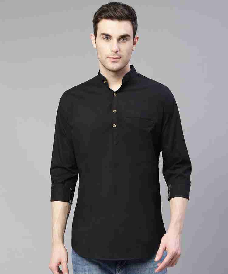 Black kurta flipkart online