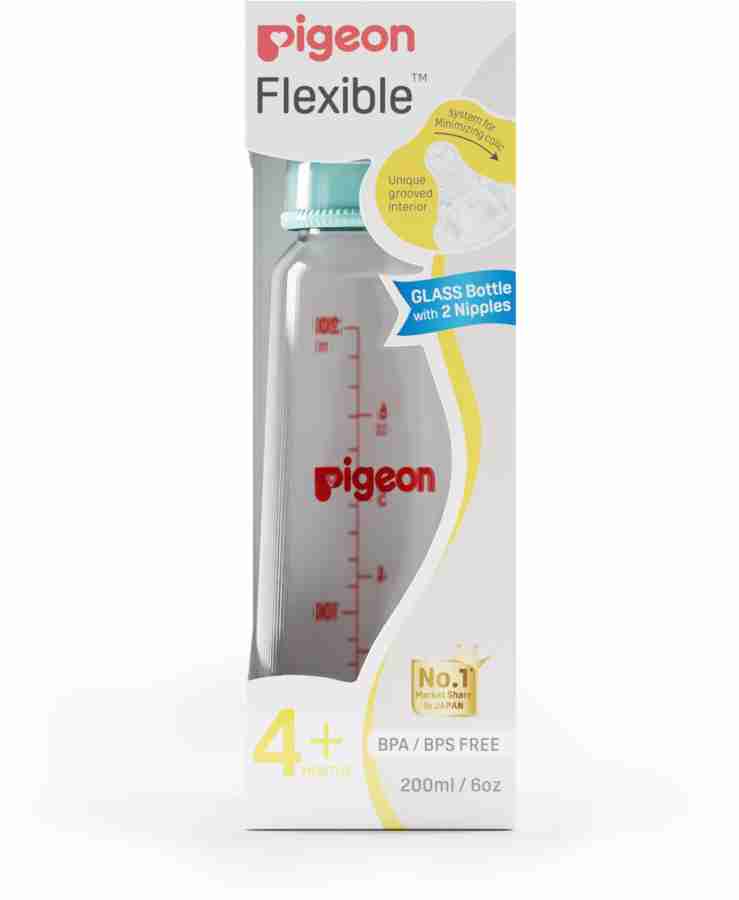 Pigeon glass store feeding bottle 200ml