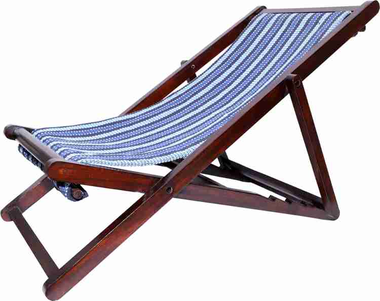 Decorhand Mango Wood with Walnut Brown Color Relaxing Chair