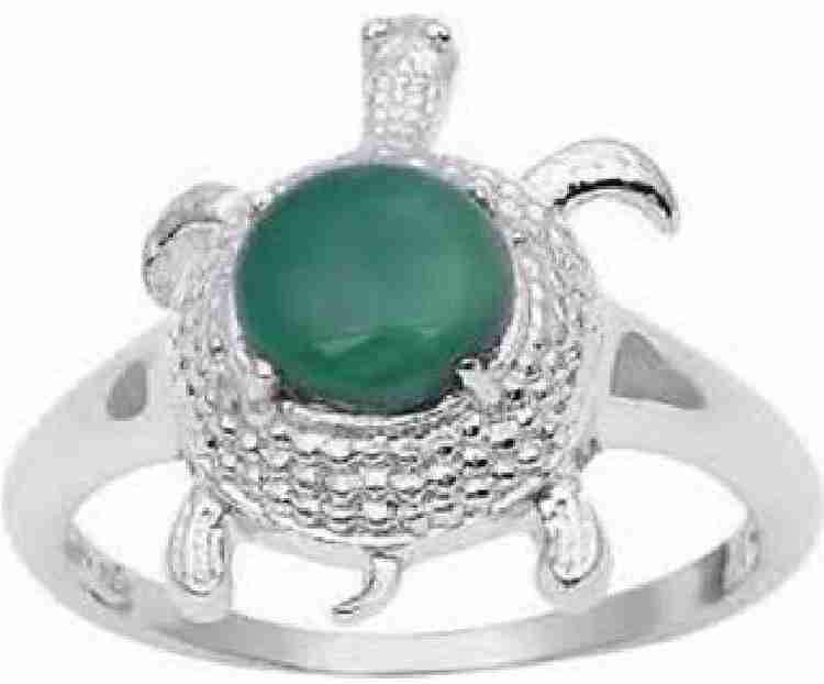 Silver tortoise 2024 ring online