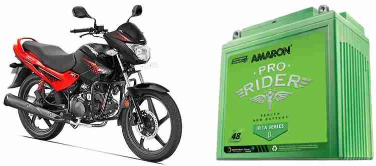 amaron ABR PR 12APBTX50 5Ah Battery Sutaible For Glamour Fi 5 Ah