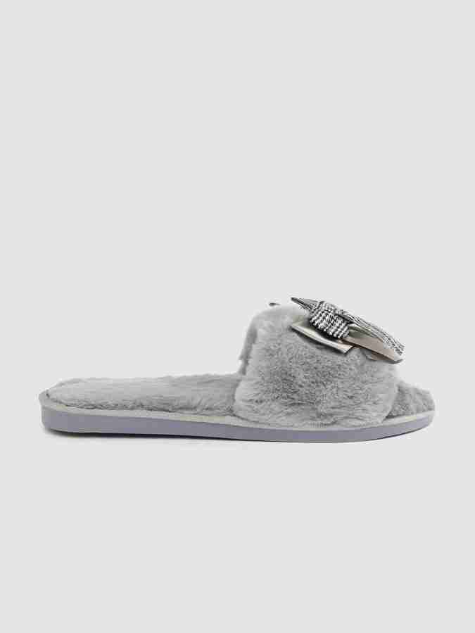 Fluffy flip cheap flops river island