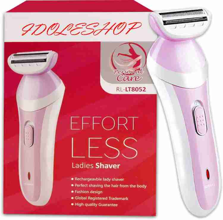 iDOLESHOP Lady Shaver and Bikini Trimmer Rechargeable 3 IN 1