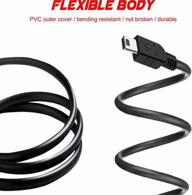 Flat mini usb cable hot sale
