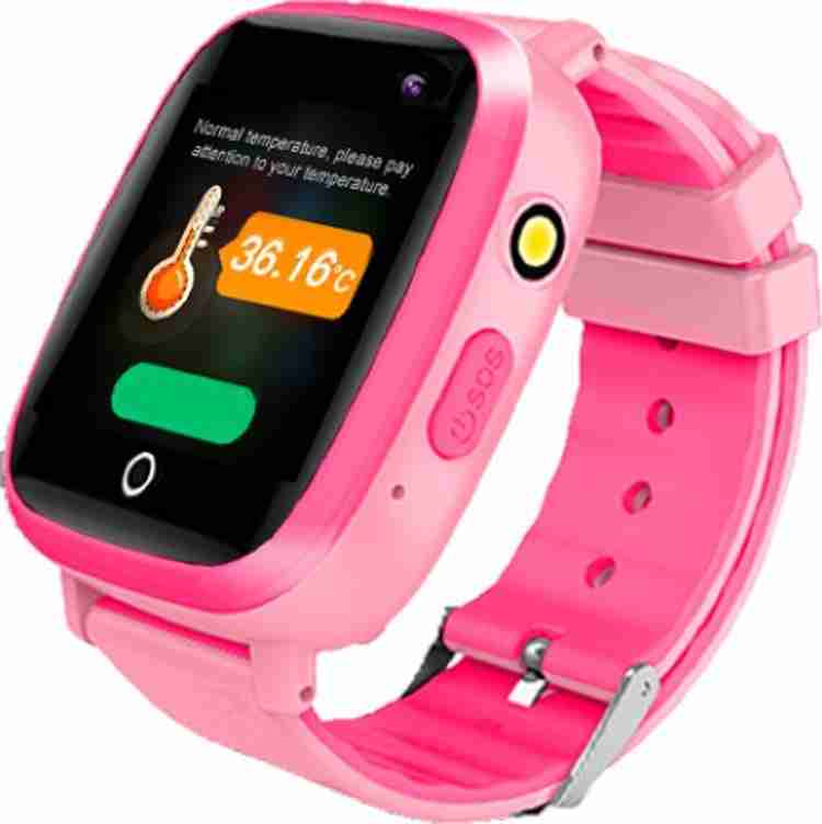 Polaroid kids ipx 7 gps active tracking watch pink top