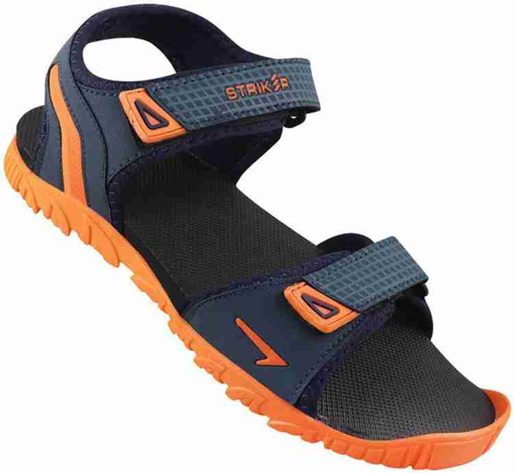 STRIKER Men Orange Blue Sandals Buy STRIKER Men Orange Blue