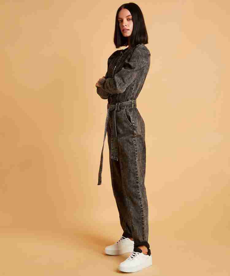 Bershka orange jumpsuit on sale