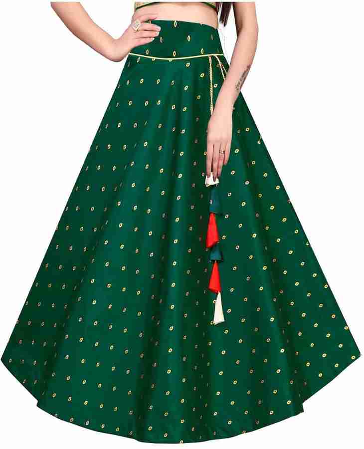 Green skirt online india top