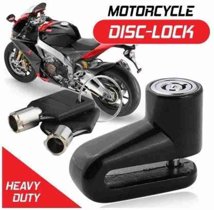 Qiisx TVS Heavy Duty Super XL Motorcycle Lock Security Anti Theft Bicycle Motorbike Disc Brake Lock Theft Protection DISC BRAK LCK ST1 ASRTD 8088 Disc Lock U Lock Price in India Buy Qiisx TVS Heavy Du...