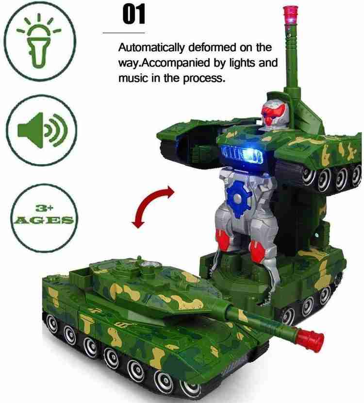 Remote control tank robot top