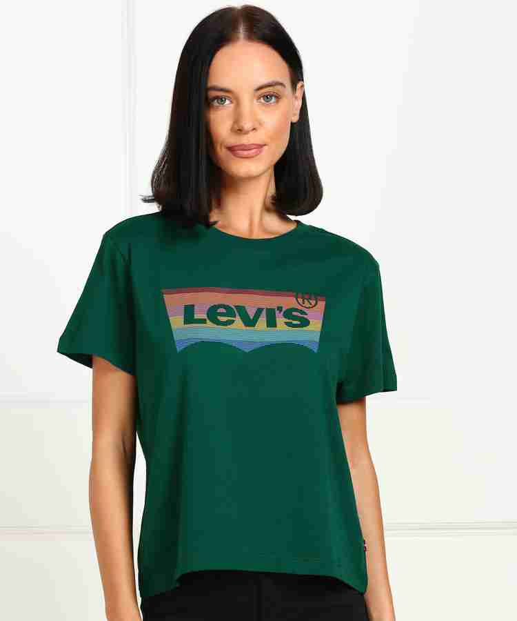 Levis green t shirt cheap
