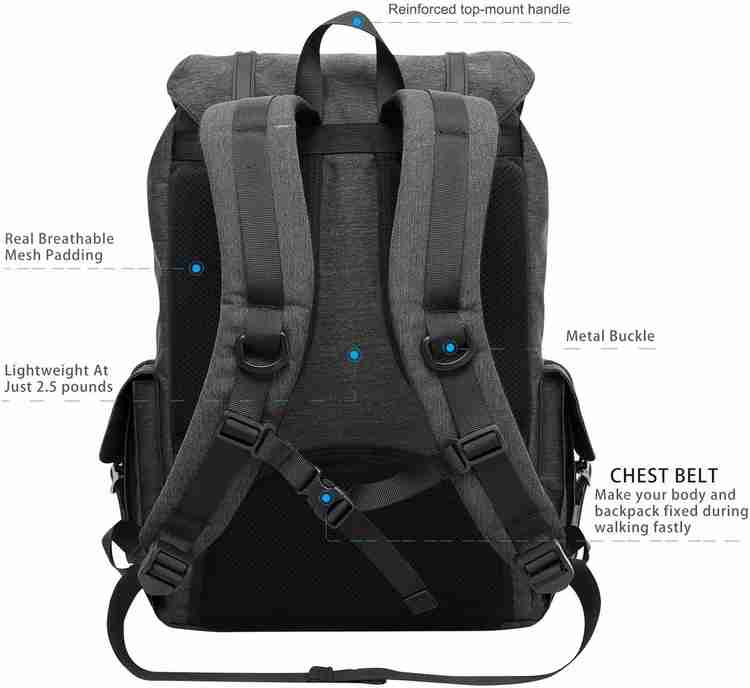 MOCA Backpack for Men Mens Boys Work Travel office Business
