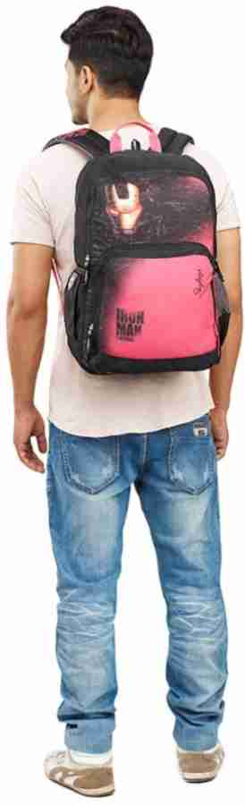 SKYBAGS Sb Marvel Champ Iron Man 35 L Backpack Red Price in India Flipkart