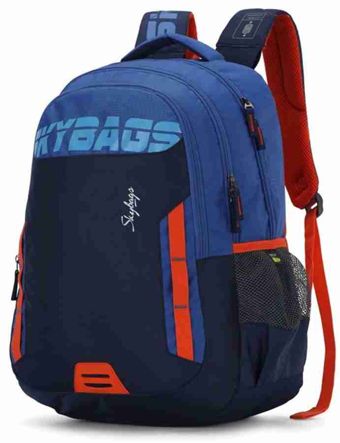 SKYBAGS Figo Extra 02 Grey 36 L Backpack Blue Price in India